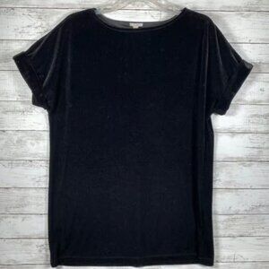 Outfitters Velvet Shift Tunic Dress Black stretch NWT USA Sz M